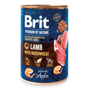 BRIT Premium by nature sensitive hrana za pse jagnjetina i heljda 400g