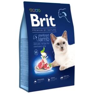 BRIT Premium by nature sterilised hrana za mačke jagnjetina 8kg