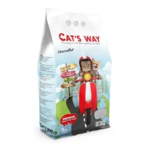 CATS WAY Natural white posip za mačke 5l