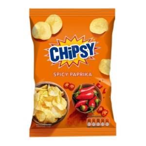 Čips CHIPSY plain spicy paprika 55g