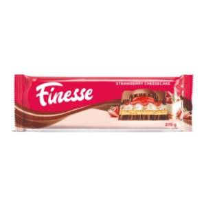 Čokolada FINESSE strawberry cheesecake 270g