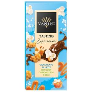 Čokolada VANINI sa slanim karamelizovanim kokicama 75g
