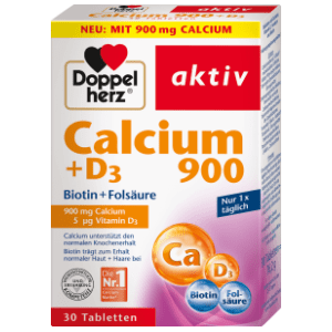 DOPPELHERZ Aktiv kalcijum 900 + D3 tablete 30kom