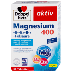 DOPPELHERZ Magnezijum 400+ folna kiselina 30kom