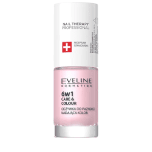 EVELINE Nail therapy 6u1 care & colour lak za nokte shimmer pink