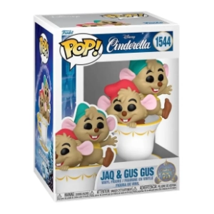 Figura Jaq & Gus in cup  Cinderellas 75th FUNKO