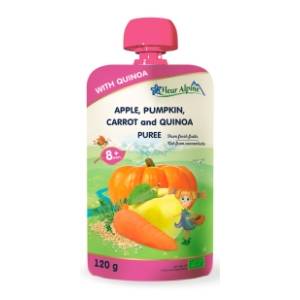 FLEUR ALPINE organski pire sa jabukom šargarepom bundevom i kinoom 120g
