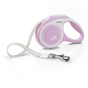FLEXI Comfort tape povodac za pse S 5m roze