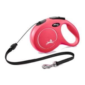 FLEXI New classic cord povodac za pse L 8m crveni