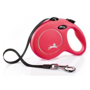 FLEXI New classic tape povodac za pse L 5m crveni