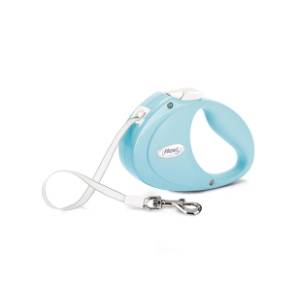 FLEXI Puppy tape povodac za pse S 2m svetloplavi