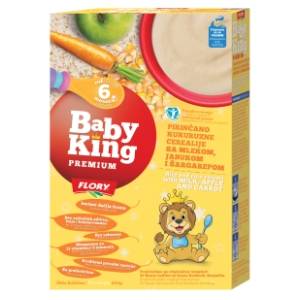 FLORY Baby king pirinčano kukuruzne cerealije sa mlekom i jabukom 200g