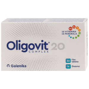 GALENIKA Oligovit 20 complex tablete 30kom