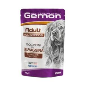 GEMON Adult hrana za pse divljač u sosu 100g