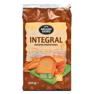 GRANO DORO Dvopek integrali 320g