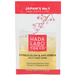 HADA LABO Express glow & anti stress maska za lice 23ml