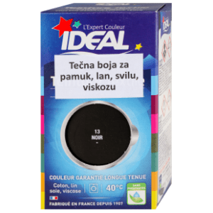 IDEAL boja za tkaninu crna 90g