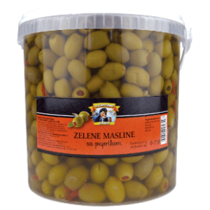 IL CAPITANO zelene masline punjene paprikom 4kg