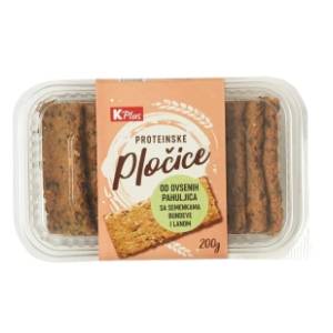K PLUS pločice semenke bundeve i lan 200g