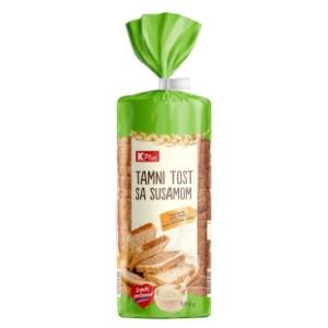K PLUS Tost hleb tamni sa susamom 500g