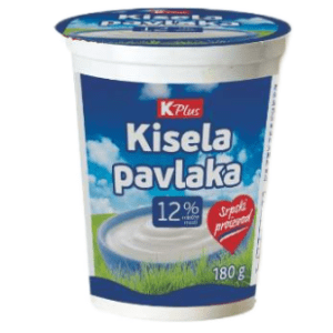 Kisela pavlaka K PLUS 12%mm 180g
