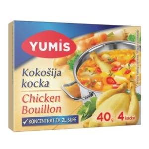 Kocka za supu YUMIS kokošija 4x10g