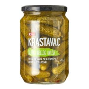 Krastavci K PLUS slatko kiseli 670g