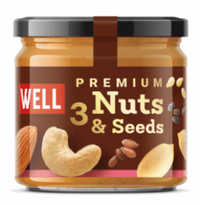 Krem WELL Premium 3 nuts & seeds 180g