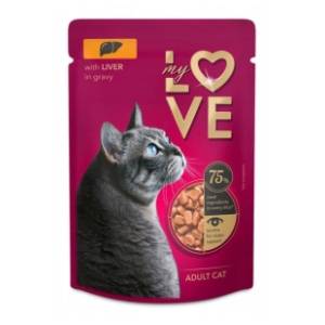 MY LOVE hrana za mačke jetra 85g