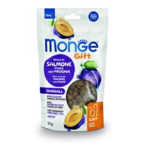 MONGE Gift hairball poslastica za mačke losos sa šljivom 50g