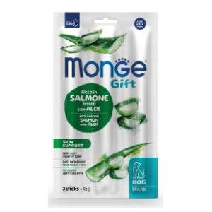 MONGE Gift skin support poslastica za pse losos sa alojom 45g