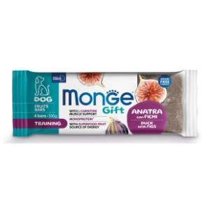 MONGE Gift training poslastica za pse pačetina i smokva 100g