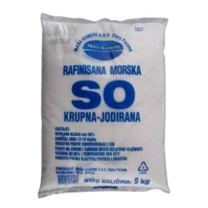 Morska so SO PRODUKT rafinisana krupna 5kg