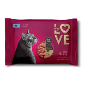 MY LOVE hrana za mačke riba 4x85g