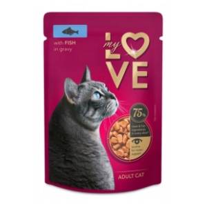 MY LOVE hrana za mačke riba 85g