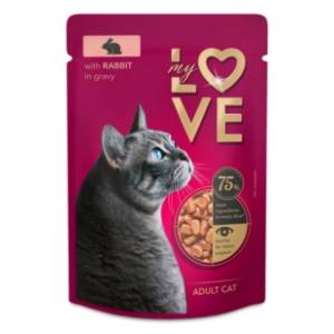 MY LOVE hrana za mačke zečetina 85g