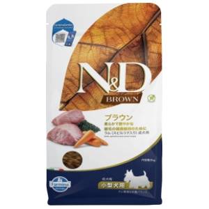 N&D Brown medium&maxi puppy hrana za pse jagnjetina spirulina i šargarepa 2kg
