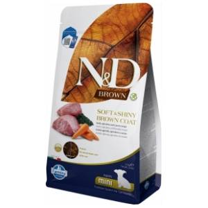 N&D Brown mini puppy hrana za pse jagnjetina spirulina i šargarepa 1,5kg