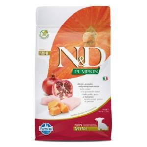N&D Pumpkin mini puppy hrana za pse bundeva nar i piletina 800g