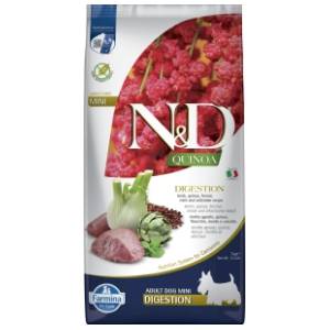 N&D Quinoa digestion mini hrana za pse jagnjetina komorač 7kg