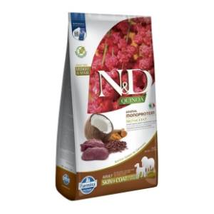 N&D Quinoa skin & coat hrana za pse jelen kurkuma i kokos 2,5kg
