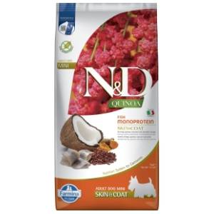 N&D Quinoa skin & coat mini hrana za pse haringa kokos i kurkuma 7kg