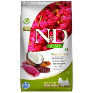 N&D Quinoa skin & coat mini hrana za pse kinoa pačetina 2,5kg