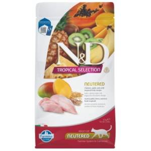 N&D Tropical neutered hrana za mačke piletina 1,5kg