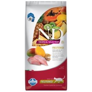 N&D Tropical neutered hrana za mačke piletina 10kg