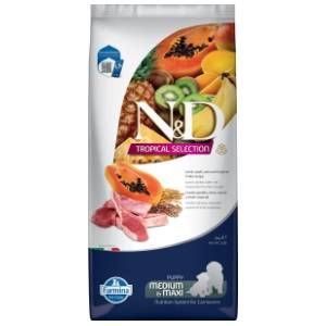 N&D Tropical puppy medium&maxi hrana za pse jagnjetina 10kg