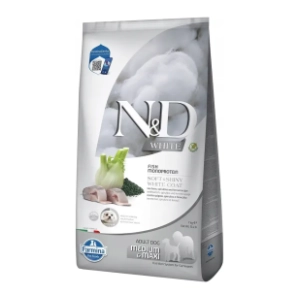N&D White medium & maxi hrana za pse sea bass spirulina fenel 7kg