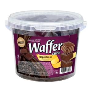 Napolitanke WAFFER čoko prelivena kocka 1kg
