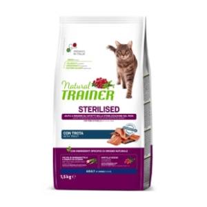 NATURAL TRAINER Sterilised adult hrana za mačke riba 1,5kg