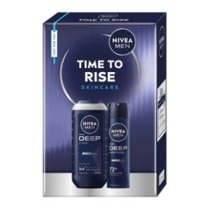 NIVEA Men set Xmas time to rise (gel za tuširanje i dezodorans)
